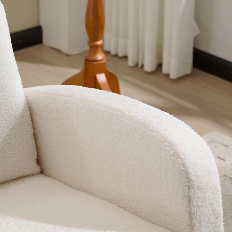 Chaise berçante Modern, White
