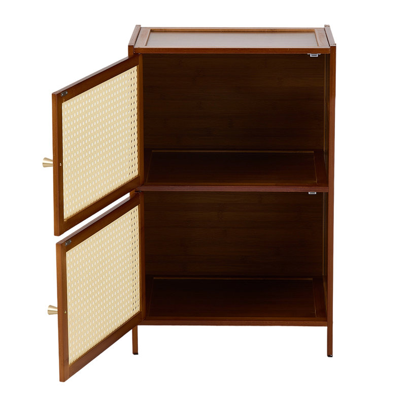 43cm W Solid Wood Bedside Table