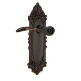 Victorian Plate Privacy (Bed & Bath) with Swan Lever