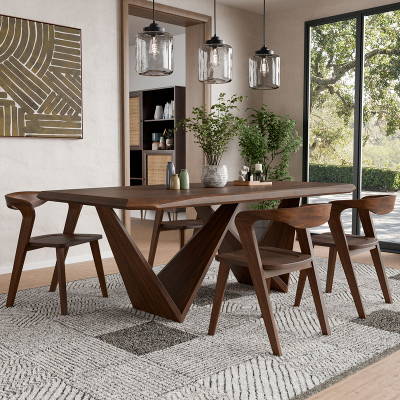 Livingon 5-Piece Dining Table Set, 5 Pieces: Table, 4 Chairs