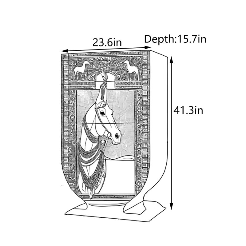 Armoire d'entrée en bois massif rétro français