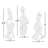 Nambe Miniature Nativity Wise Men