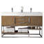 Columbia 59'' W Double Bathroom Vanity Base-1149858566-1112764906