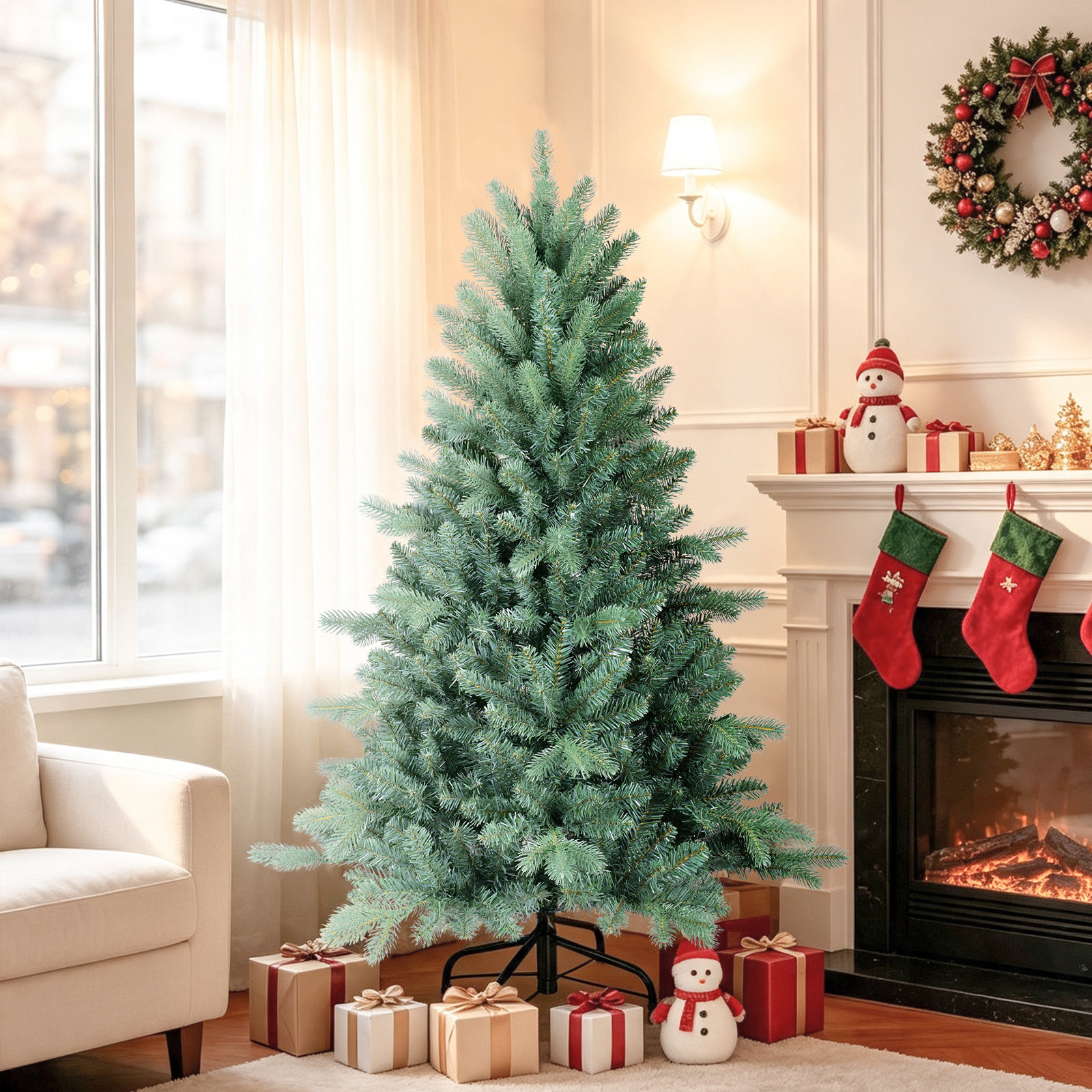 Blue Spruce Christmas Tree, 4 ft