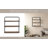 Armour Metal and Wood Wall Storage Unit with 3 Open Shelves, Industrial Wall-Mounted Shelf Organizer, Modern Floating Display Shelving-456526482