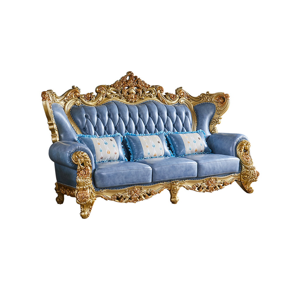 Romero European style luxury solid wood sofa - Wayfair Canada