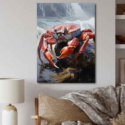 «Wystand Crab Coastal Sentry», reproduction sur toile