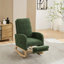 Chaise berçante en tissu avec repose-pieds rétractable Boucle-551512084-551512080