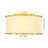 Velmora 3-Light Dimmable Drum Fabric Flush Mount Ceiling Light