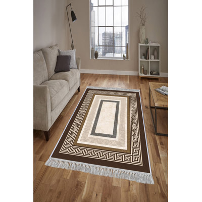 Luxurious Velvet Area Rug (4.6 x 7.2 ft), 100% Antibacterial Fabric, Non-Slip Cotton Backing, Pile Height: 0.4 in | Machine Washable, 3D Digital Print Design | Perfect for Living Room & Bedroom Decor, Soft & Durable
