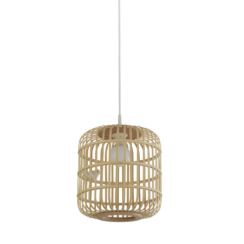 32.5cm H Novelty Lamp Shade ( Clip On ) in Naturral Bamboo