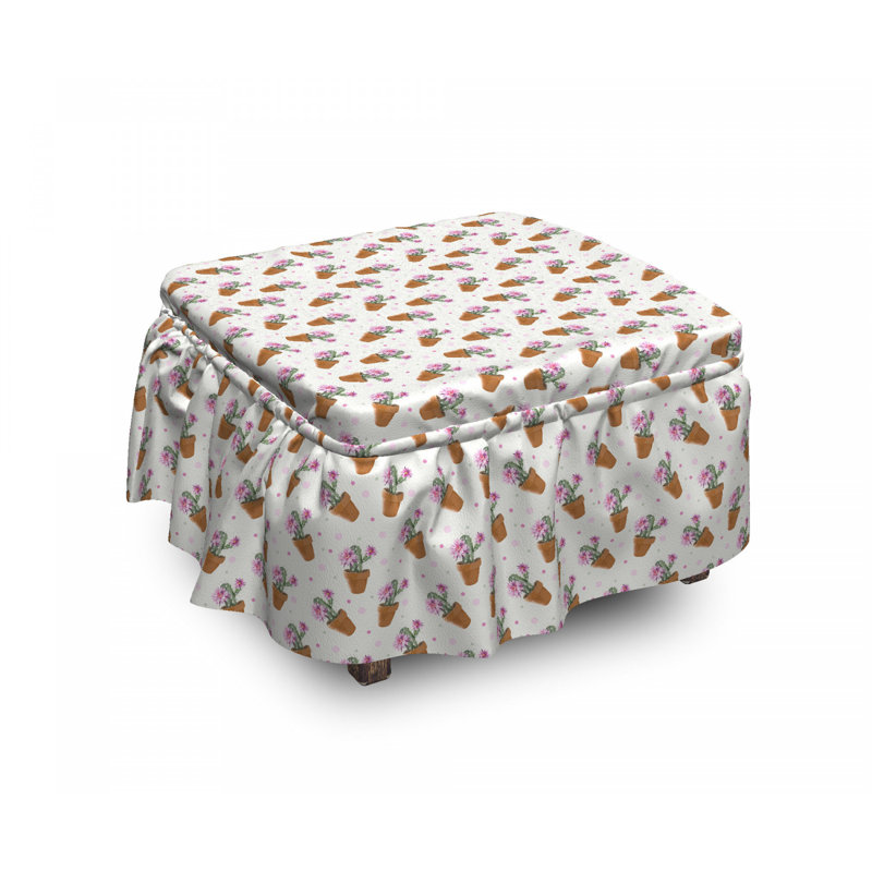 Housse pour repose-piedss de cactus exotiques