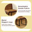 Chaises de salle à manger en faux cuir Kamden-119462439-118804534