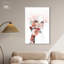 «Micah With Flowers Canvas Modern Boho Portrait» par Art Remedy-104326075-104326041