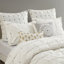 3 Piece Elastic Embroidered Cotton Duvet Cover For King/ King, Breathable Fabric King Bed With Embroidery And Button Hook