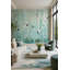 Murale papier peint vert pastel-704961355-704961349