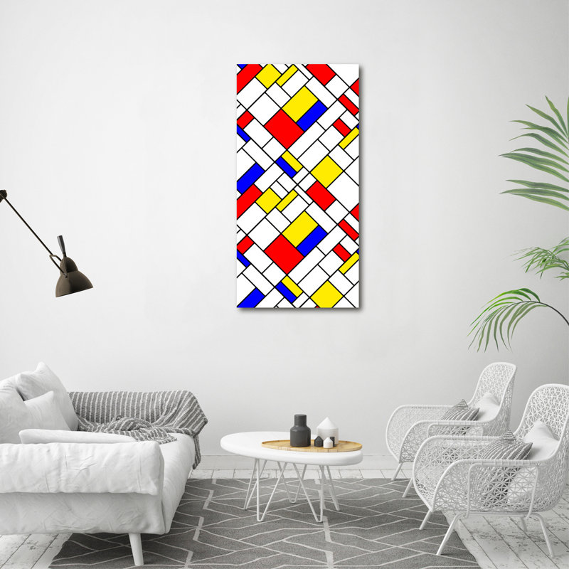 Abstraction 1 Piece Wrapped Canvas Wall Art