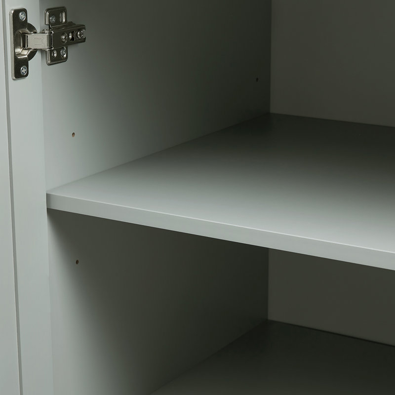 Macc 62.5'' Freestanding Bathroom Cabinet, Gray