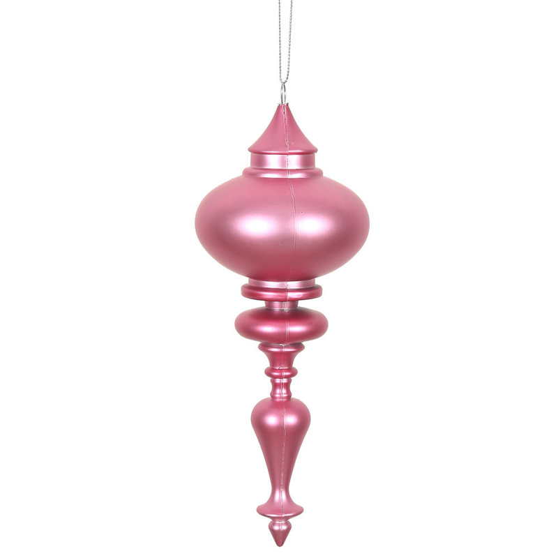 Ornement en forme de chapiteau de 8,7 po x 3,5 po, Mauve