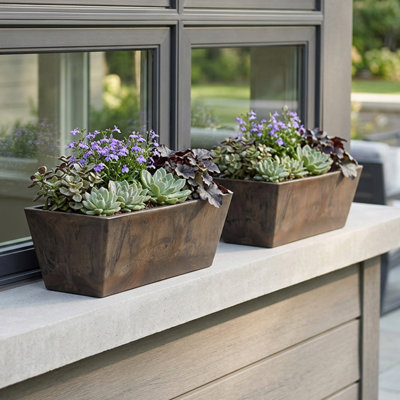 Cara Windowsill Planter Box Set