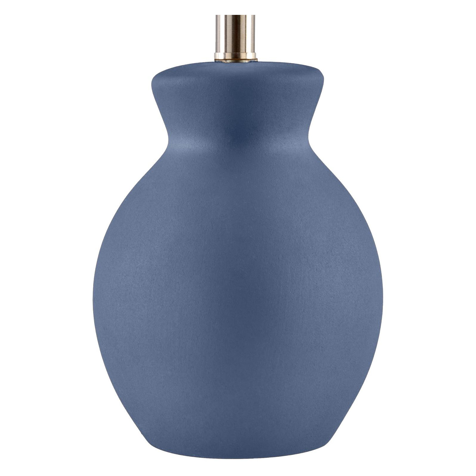 Momsen Scallop Shade Matte Lamp, Blue, White, 15"H x 8"W x 8"D