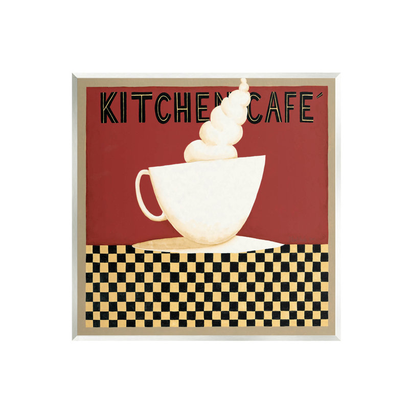 «Kitchen Cafe», art mural à motif rétro par Dan Dipaolo
