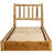 Fireside Lodge Cedar Log Traditional Platform Bed - Double - Natural-9375054-9375056