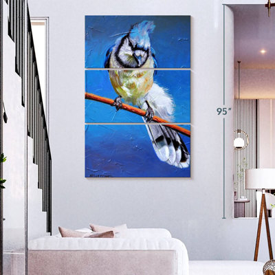 Brampt Blue Jay On A Branch