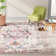 Christa Oriental Fuchsia/Ivory Area Rug