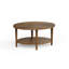 Solid Wood Oval Coffee Table-1347109654