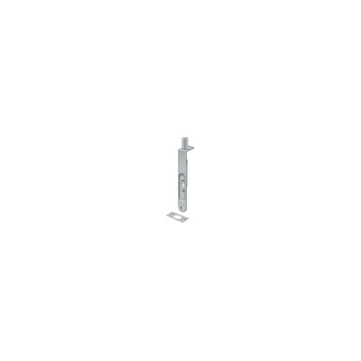 Deltana 6FBR26D 6" Flush Bolt, HD Round in Brushed Chrome