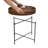 18.8" Foldable Braided Round Side Table