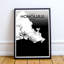 Honolulu City Map 1 Piece Wall Art-1463832034