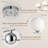 35.4" Crystal LED Round Chandelier-930296278