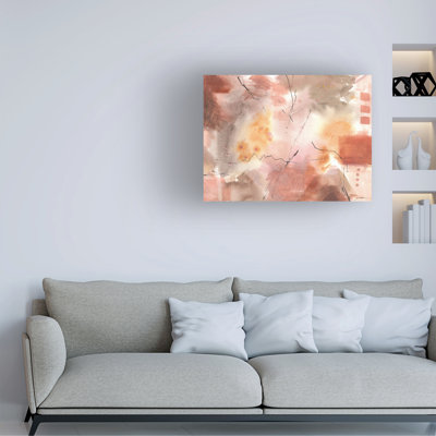 Art mural sur toile tendue - Sheila Golden «Mocha Madness» pour décoration de salon, de chambre à coucher ou de bureau - 14 x 19