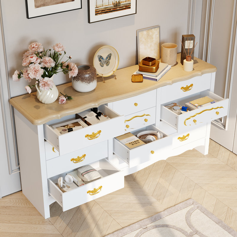 12-Drawer Dresser With Exquisite Appearence