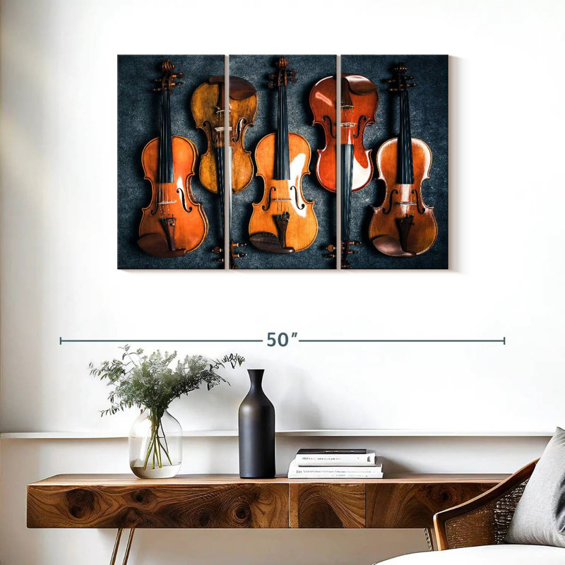 Abarca Violin Collection, 24" H x 38" W