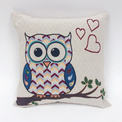 Cotton Blend Reversible Pillow Cover