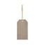 Ornement en bois aggloméré Buzzy Bees Bee Sweet Honey Check avec ruban 7 x 3,75 x 0,5