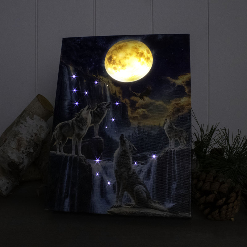 Call of the Wild, toile de table lumineuse 8 X 6