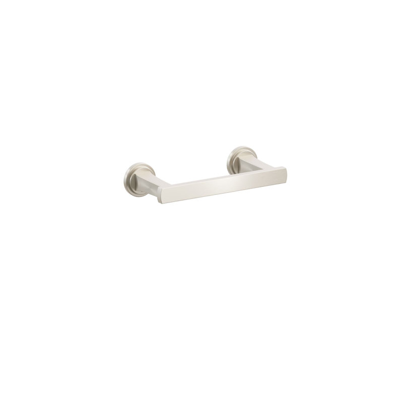 Wall Mounted Toilet Paper Holder, Satin Nickel