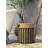 Bayou Breeze 15" Tall Decorative Wicker Storage Basket Bin for Blankets,Toys,Clothes,Shoes,Plant Organizer with Handles