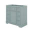 Meuble-lavabo 36 po sans lavabo, base d'armoire seulement, une armoire et six tiroirs-328530292