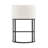 Upholstered Counter Stool with Metal Frame-1944829442
