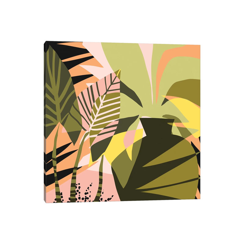 A Flower Blooms Best In A Happy Pot by 83 Oranges - Wrapped Canvas Gallery-Wrapped Canvas Giclée