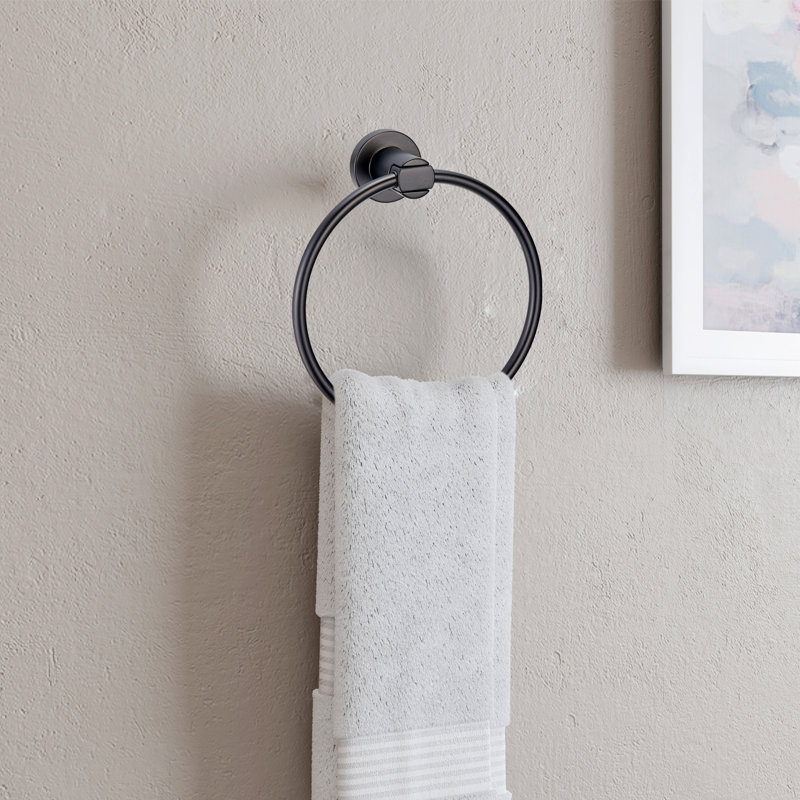 Arlandis Towel Ring, Black