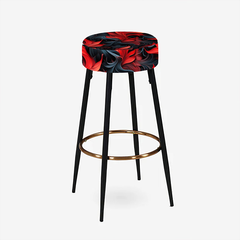 Noir Illusions Moody Patterns - Damask Bar Stools Set Of 2
