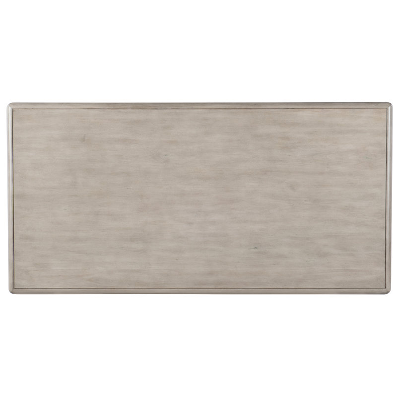 Executive Alder Wood Home Office Desk in Grey Mink with 4 Drawers