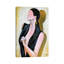 Study of Female with Black Vest 1 Piece Painting on Canvas-32678086-32678107