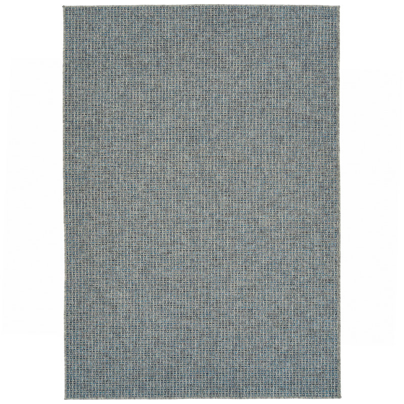 Tapis rectangulaire moderne, transitionnel, géométrique, du sud-ouest, texturé, découpé et bouclé